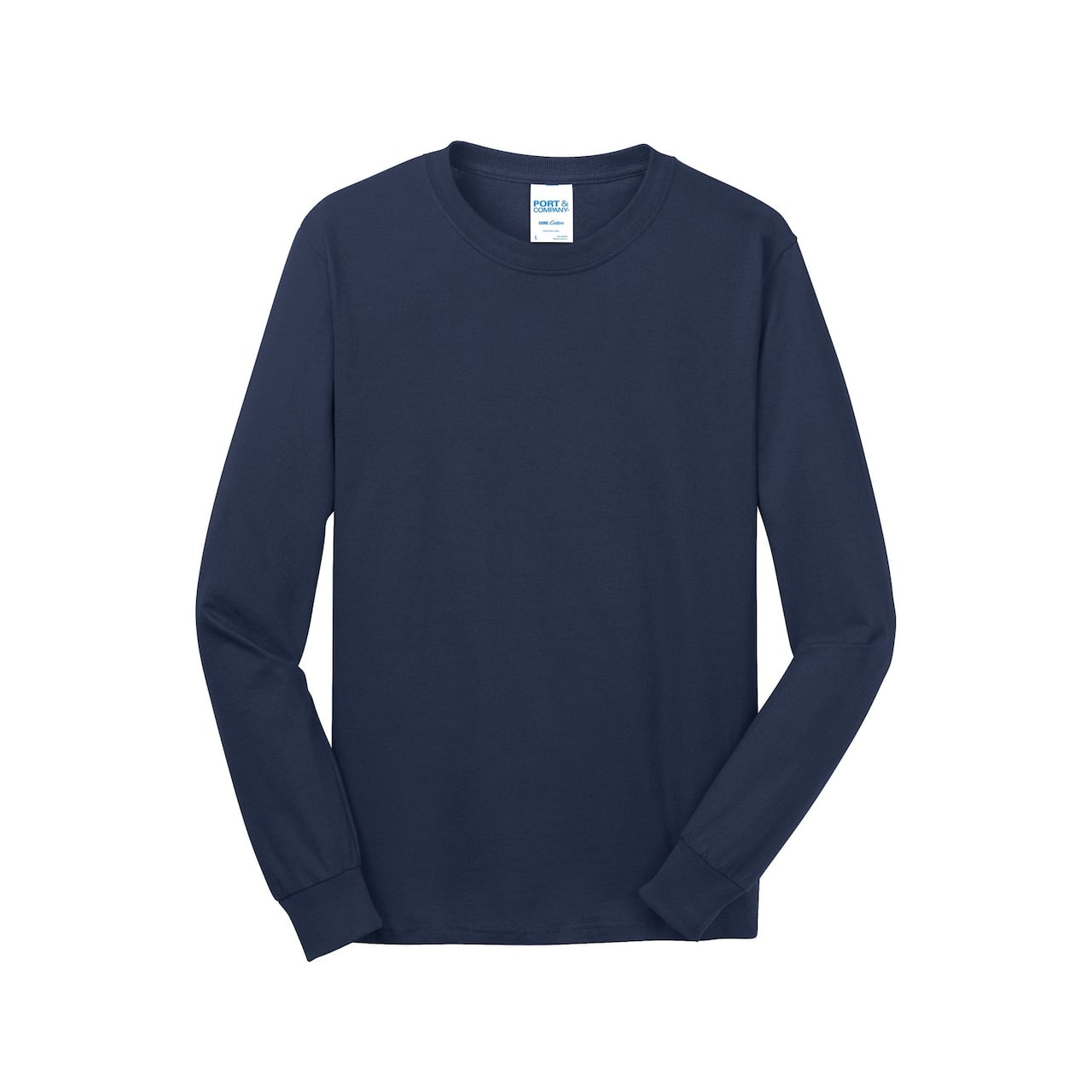 Port & Company® Long Sleeve Adult Core Cotton T-Shirt